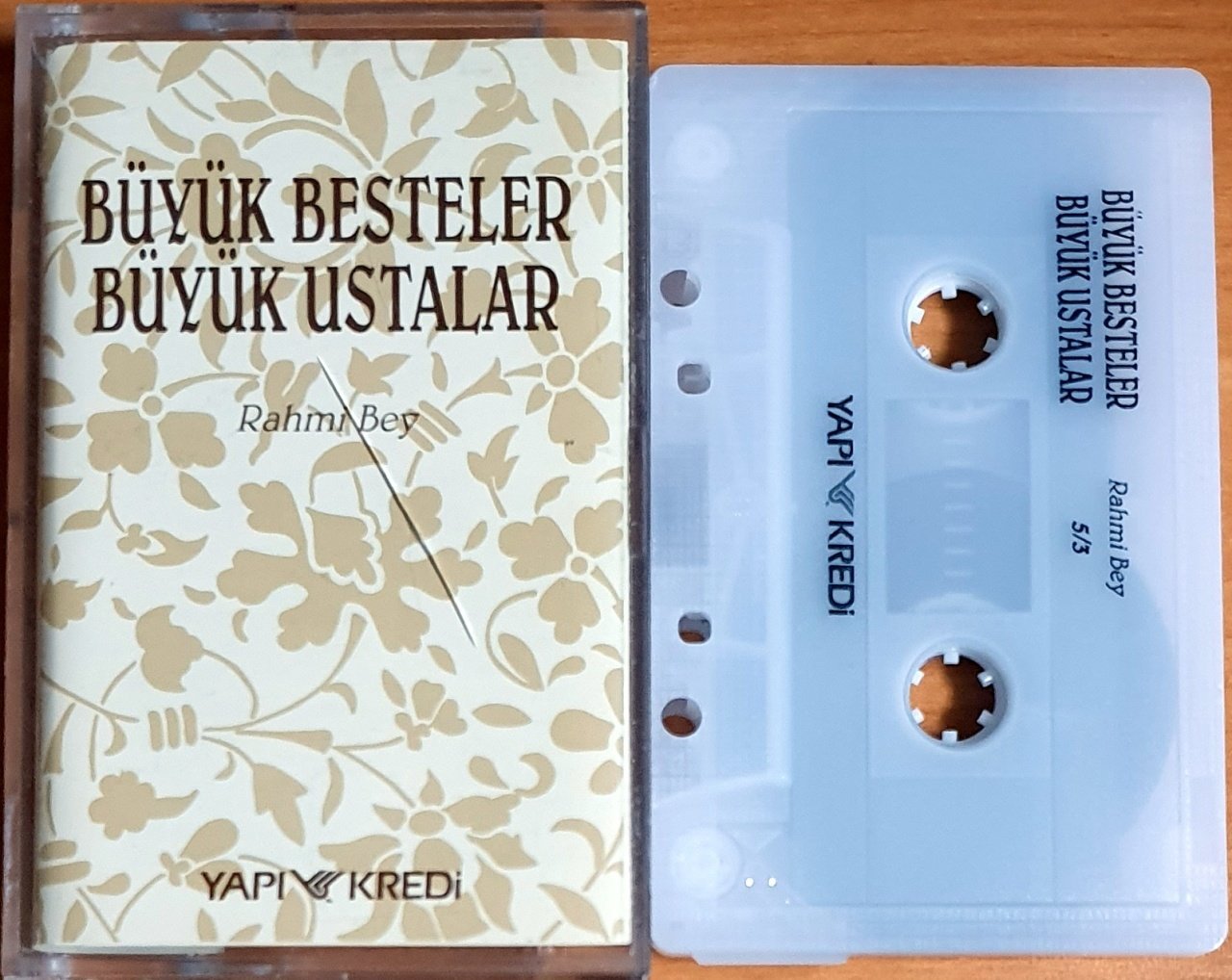 BÜYÜK BESTELER BÜYÜK USTALAR / RAHMİ BEY 5/3 - KASET YAPI KREDİ 2.EL