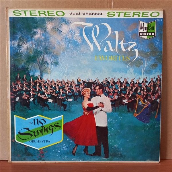 THE 110 STRINGS ORCHESTRA – WALTZ FAVORITES - LP 2.EL SARI RENKLİ PLAK