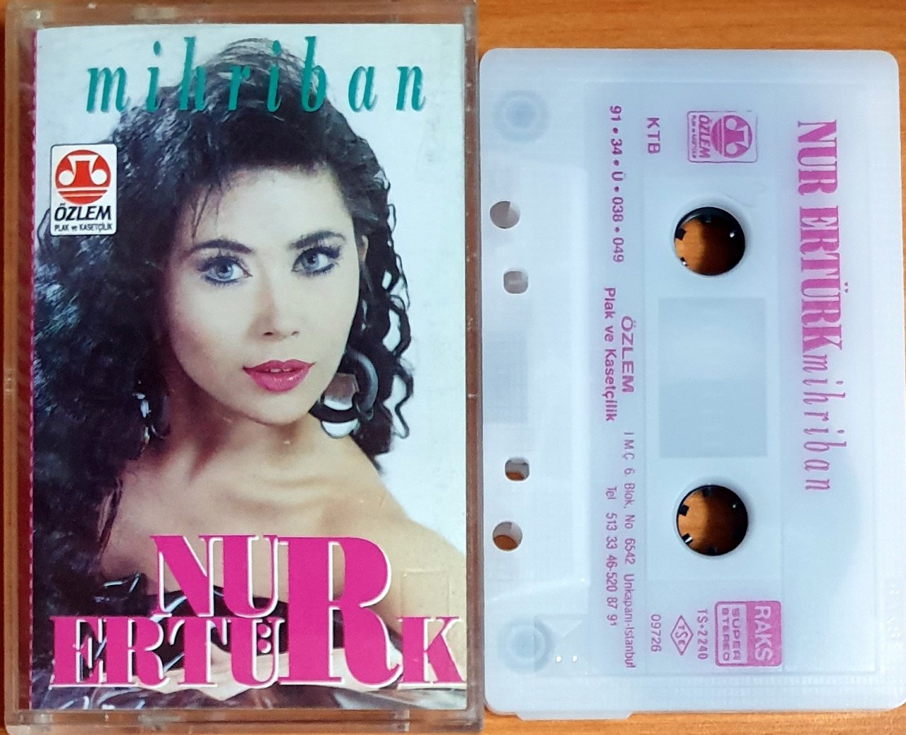 NUR ERTÜRK - MİHRİBAN (1991) - KASET ÖZLEM 2.EL