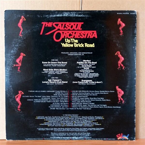 THE SALSOUL ORCHESTRA – UP THE YELLOW BRICK ROAD (1978) - LP 2.EL PLAK
