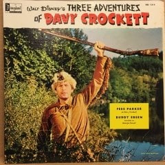 THREE ADVENTURES OF DAVY CROCKETT - WALT DISNEY - 2.EL PLAK