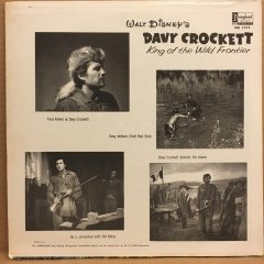 THREE ADVENTURES OF DAVY CROCKETT - WALT DISNEY - 2.EL PLAK