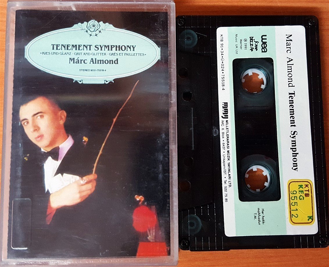 MARC ALMOND - TENEMENT SYMPHONY (1991) MMY CASSETTE MADE IN TURKEY ''USED''