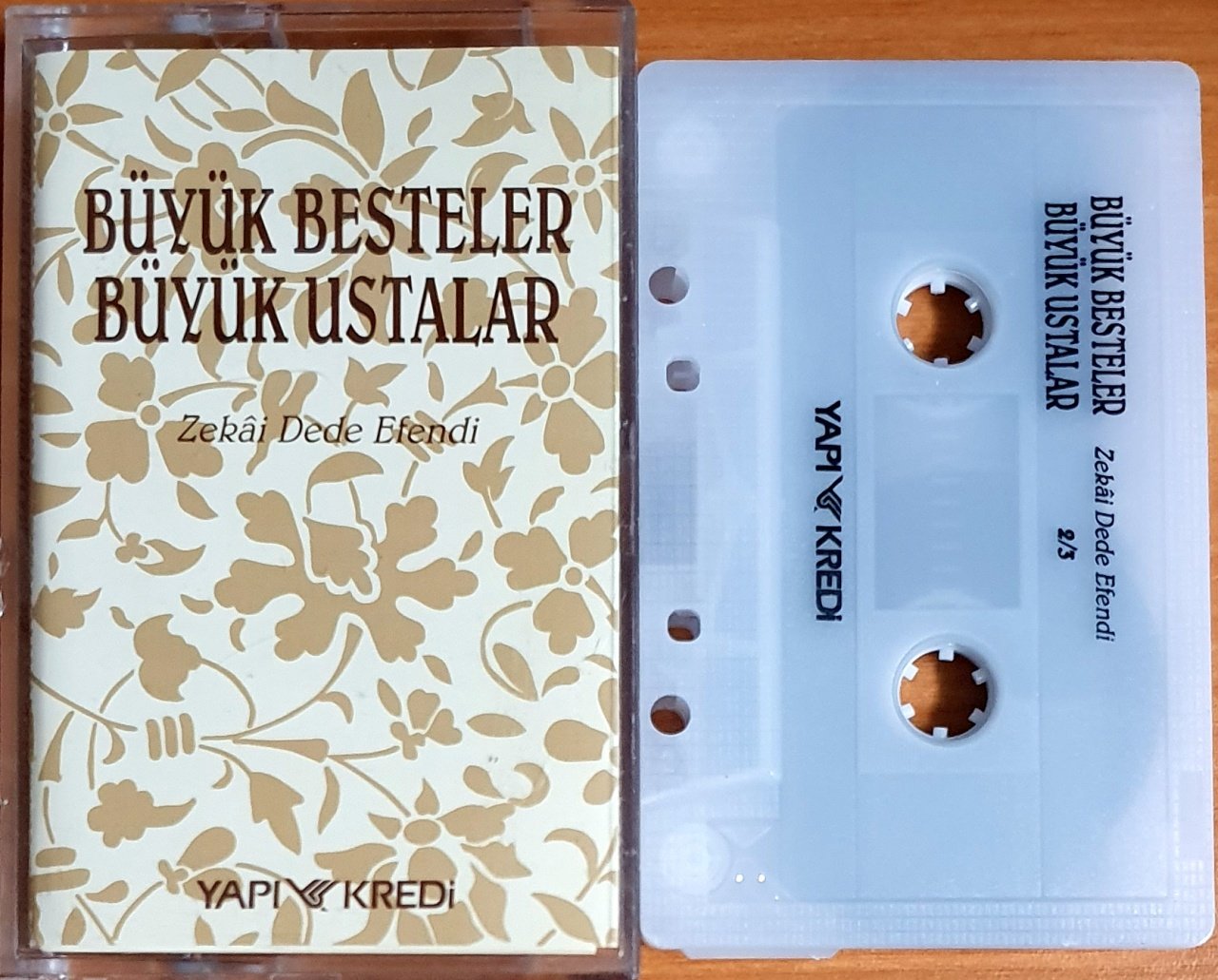 BÜYÜK BESTELER BÜYÜK USTALAR / ZEKAİ DEDE EFENDİ 2/3 - KASET YAPI KREDİ 2.EL