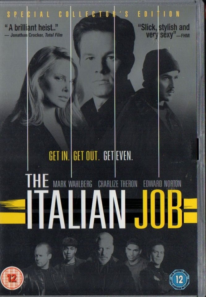 İTALYAN İŞİ - THE ITALIAN JOB (2003) - MARK WAHLBERG - CHARLIZE THERON - EDWARD NORTON - SPECIAL EDITION DVD 2.EL