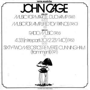JOHN CAGE - JOHN CAGE (1974) - LP WHITE COLOURED 2022 EDITION SIFIR PLAK