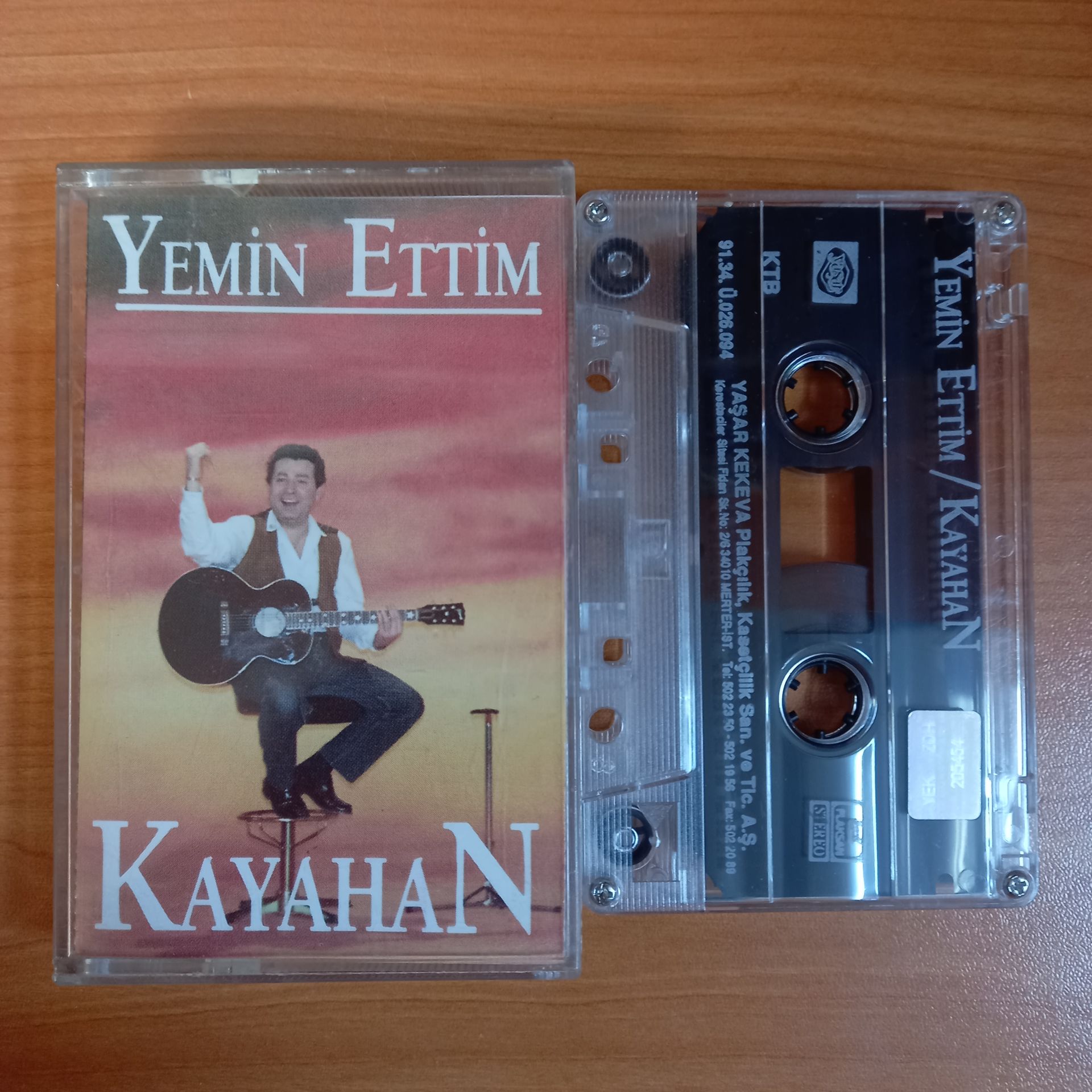 KAYAHAN - YEMİN ETTİM (1991) - KASET 2.EL