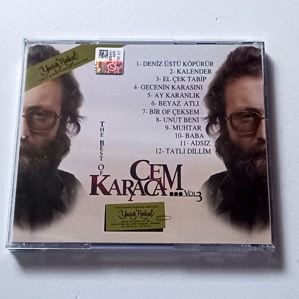 CEM KARACA - THE BEST OF CEM KARACA VOL. 3 (1998) - CD YAVUZ & BURÇ PLAKÇILIK 2.EL