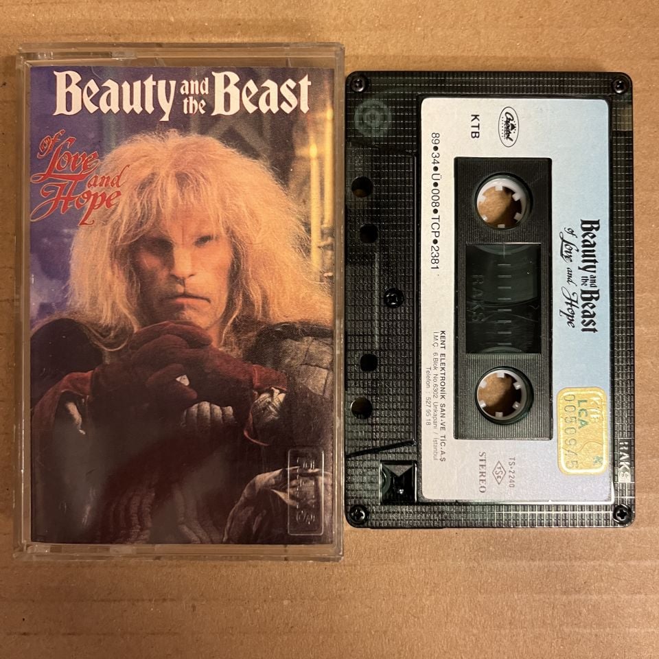 BEAUTY AND THE BEAST ''OF LOVE AND HOPE'' - SOUNDTRACK / MUSIC AND POETRY (1989) - KASET 2.EL