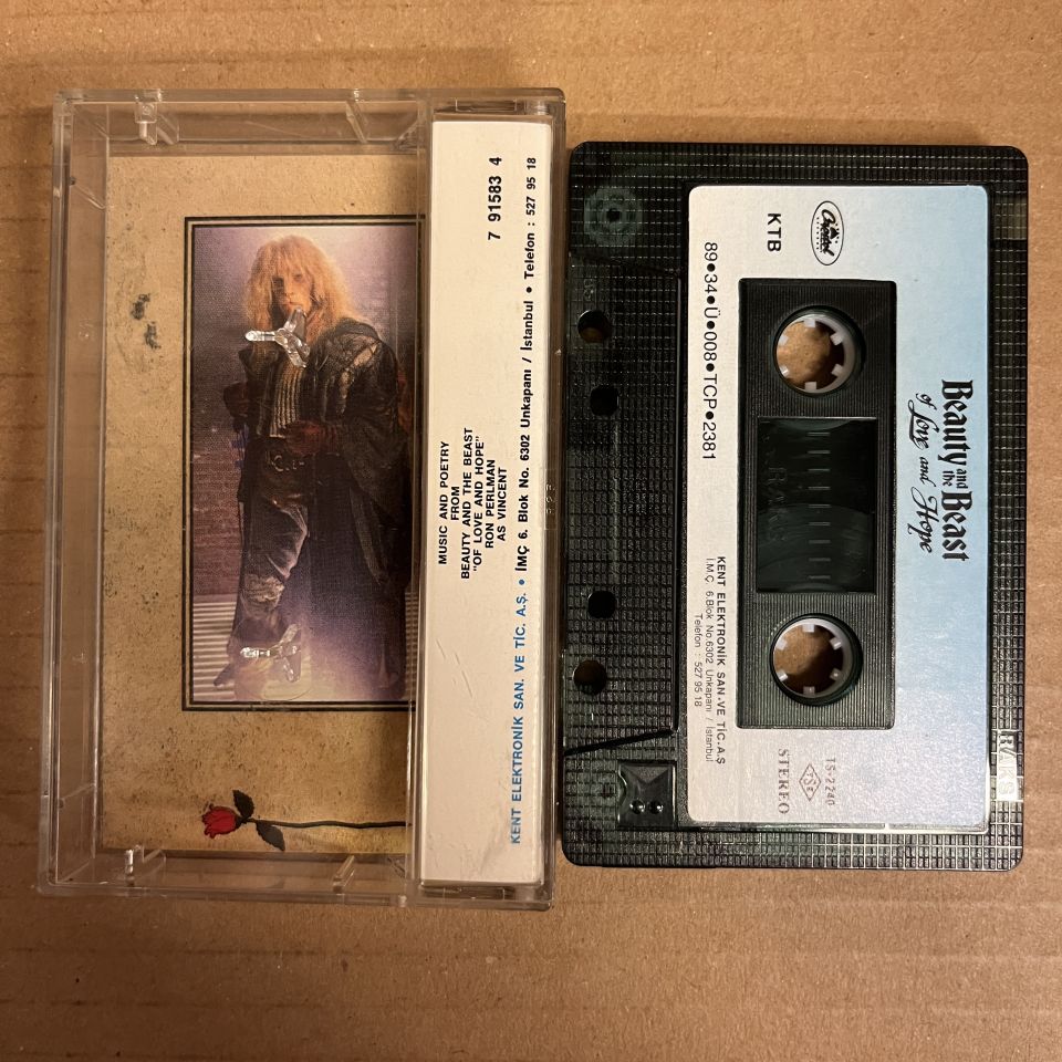 BEAUTY AND THE BEAST ''OF LOVE AND HOPE'' - SOUNDTRACK / MUSIC AND POETRY (1989) - KASET 2.EL