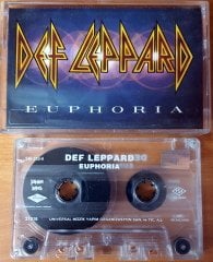 DEF LEPPARD - EUPHORIA (1999) UNIVERSAL CASSETTE MADE IN TURKEY ''USED''