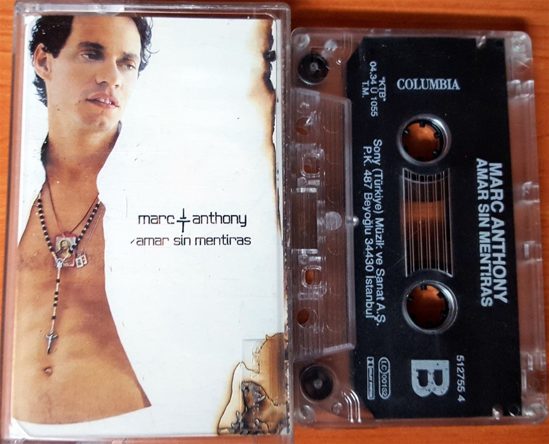 MARC ANTHONY - AMAR SIN MERTIRAS (2004) SONY CASSETTE MADE IN TURKEY ''USED''