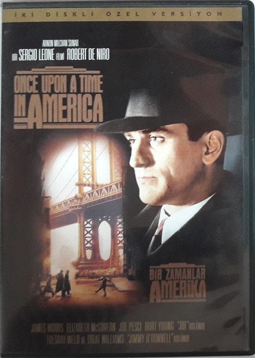ONCE UPON A TIME IN AMERICA - BİR ZAMANLAR AMERİKA - ROBERT DE NIRO - JOE PESCI - SERGIO LEONE - 2DVD 2.EL