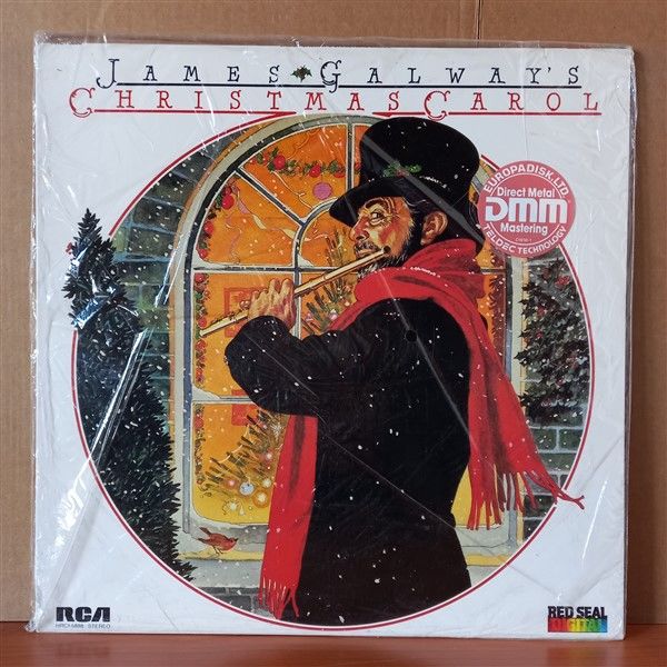 JAMES GALWAY – CHRISTMAS CAROL (1986) - LP DÖNEM BASKISI SIFIR PLAK
