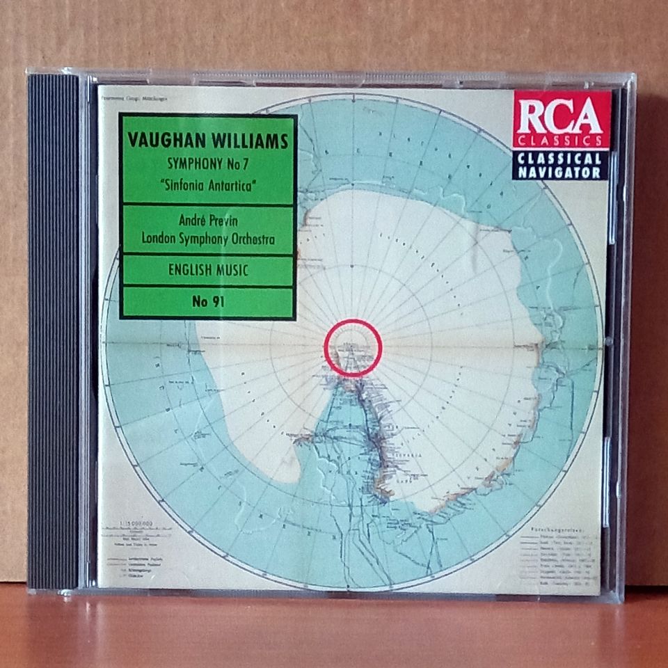 VAUGHAN WILLIAMS: SYMPHONY NO 7 “SINFONIA ANTARTICA” / ANDRE PREVIN, LONDON SYMPHONY ORCHESTRA (1995) - CD 2.EL