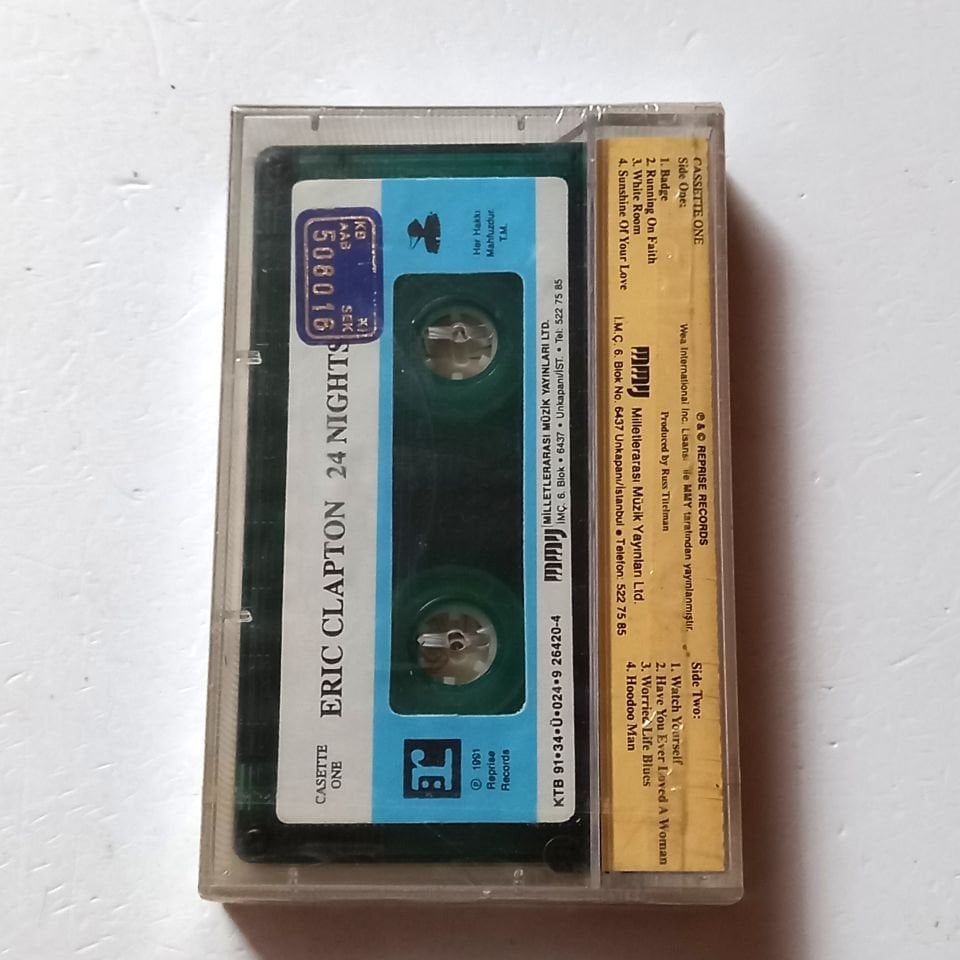 ERIC CLAPTON - 24 NIGHTS (1991) KASET 1 - KASET SIFIR