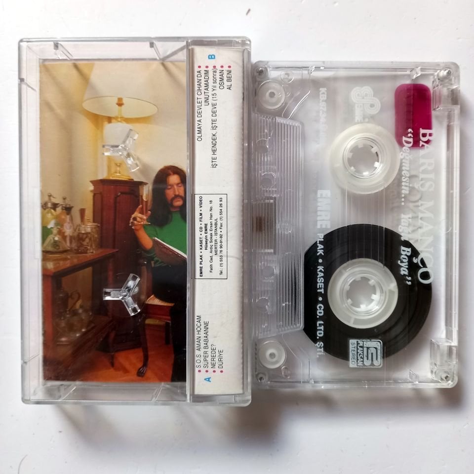 BARIŞ MANÇO - DEĞMESİN YAĞLI BOYA (1987) - KASET 2.EL