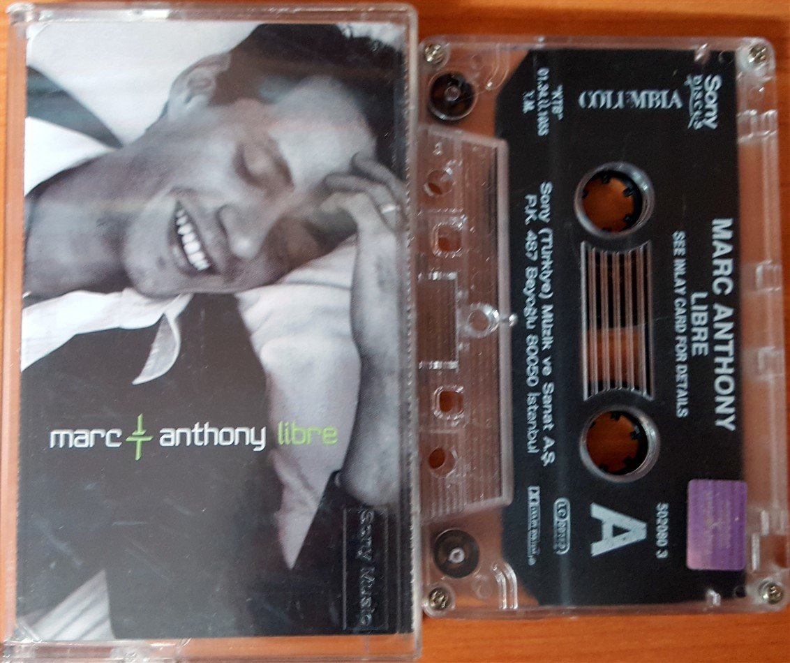 MARC ANTHONY - LIBRE (2001) SONY CASSETTE MADE IN TURKEY ''USED''