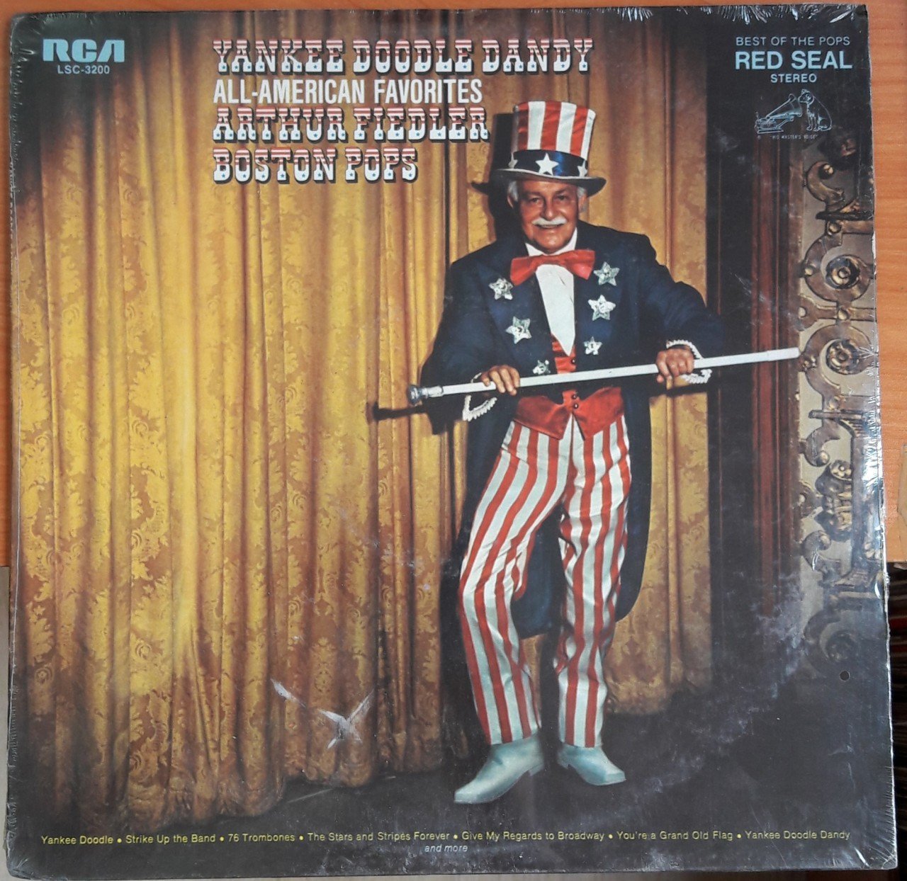 ARTHUR FIEDLER BOSTON POPS - YANKEE DOODLE DANDY - DÖNEM BASKISI PLAK SIFIR
