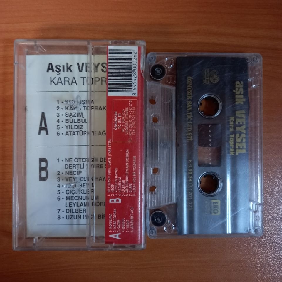 AŞIK VEYSEL - KARA TOPRAK (1999) - KASET 2.EL