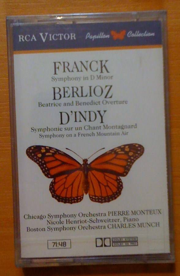 FRANCK D'INDY BERLIOZ CHARLES MUNCH KASET SIFIR