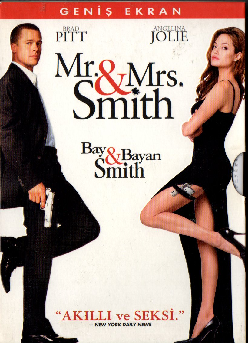 BAY & BAYAN SMITH - MR. & MRS. SMITH - BRAD PITT - ANGELINA JOLIE - DVD 2.EL