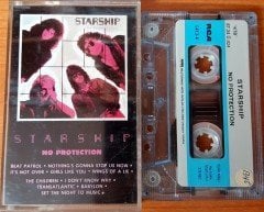 STARSHIP - NO PROTECTION (1987) MMY CASSETTE MADE IN TURKEY ''USED'' PAPER LABEL