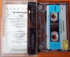 STARSHIP - NO PROTECTION (1987) MMY CASSETTE MADE IN TURKEY ''USED'' PAPER LABEL