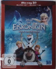 DIE EISKÖNIGIN VÖLLIG UNVERFROREN - DISNEY - 3BLU-RAY+BLU-RAY 2.EL