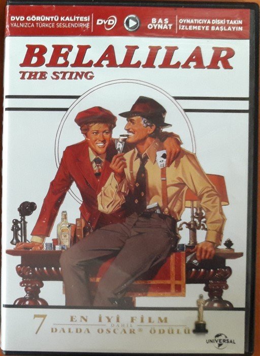 BELALILAR - The STING - PAUL NEWMAN - ROBERT REDFORD - BAS OYNAT DVD 2.EL