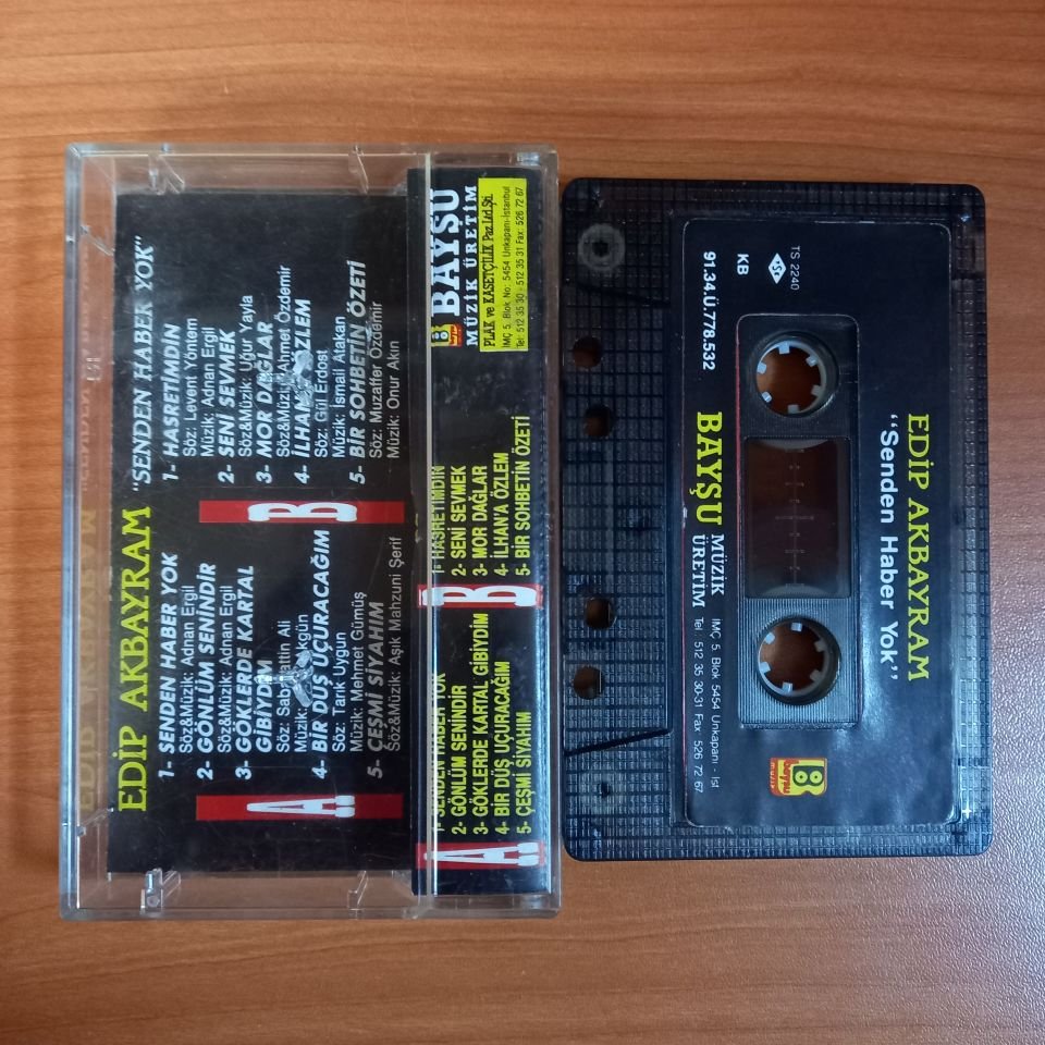 EDİP AKBAYRAM - SENDEN HABER YOK (1991) - KASET 2.EL