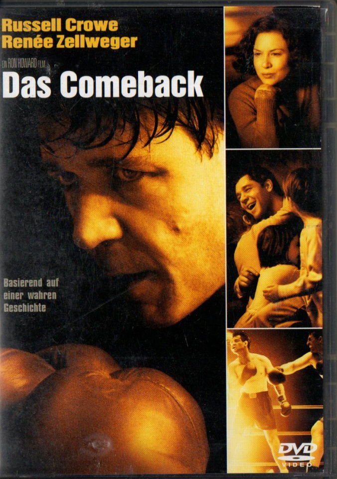 DAS COMEBACK - CINDERELLA MAN - RUSSELL CROWE - RENÉE ZELLWEGER - RON HOWARD - DVD 2.EL