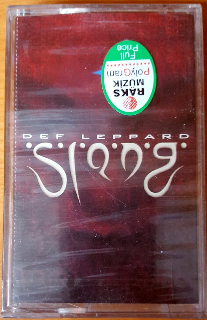 DEF LEPPARD - SLANG (1996) RAKS CASSETTE MADE IN TURKEY ''NEW''