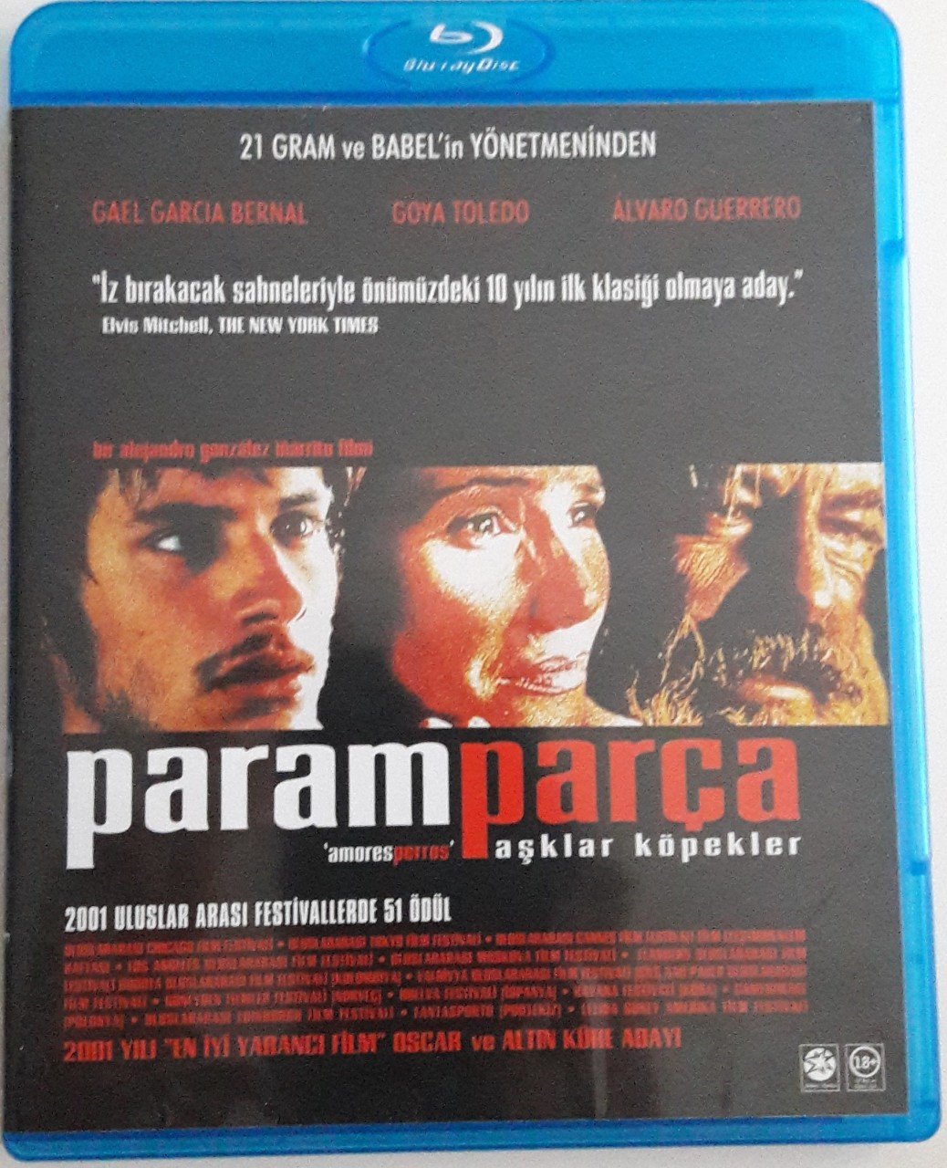 PARAMPARÇA AŞKLAR KÖPEKLER - AMORES PERROS - GAEL GARCIA BERNAL - ALEJANDRO GONZÁLEZ IÑÁRRITU - BLU-RAY 2.EL