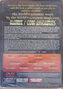 MATRIX/COIN ASSEMBLIES - DVD AMBALAJINDA SIFIR 1. BÖLGE TR ALTYAZI YOKTUR