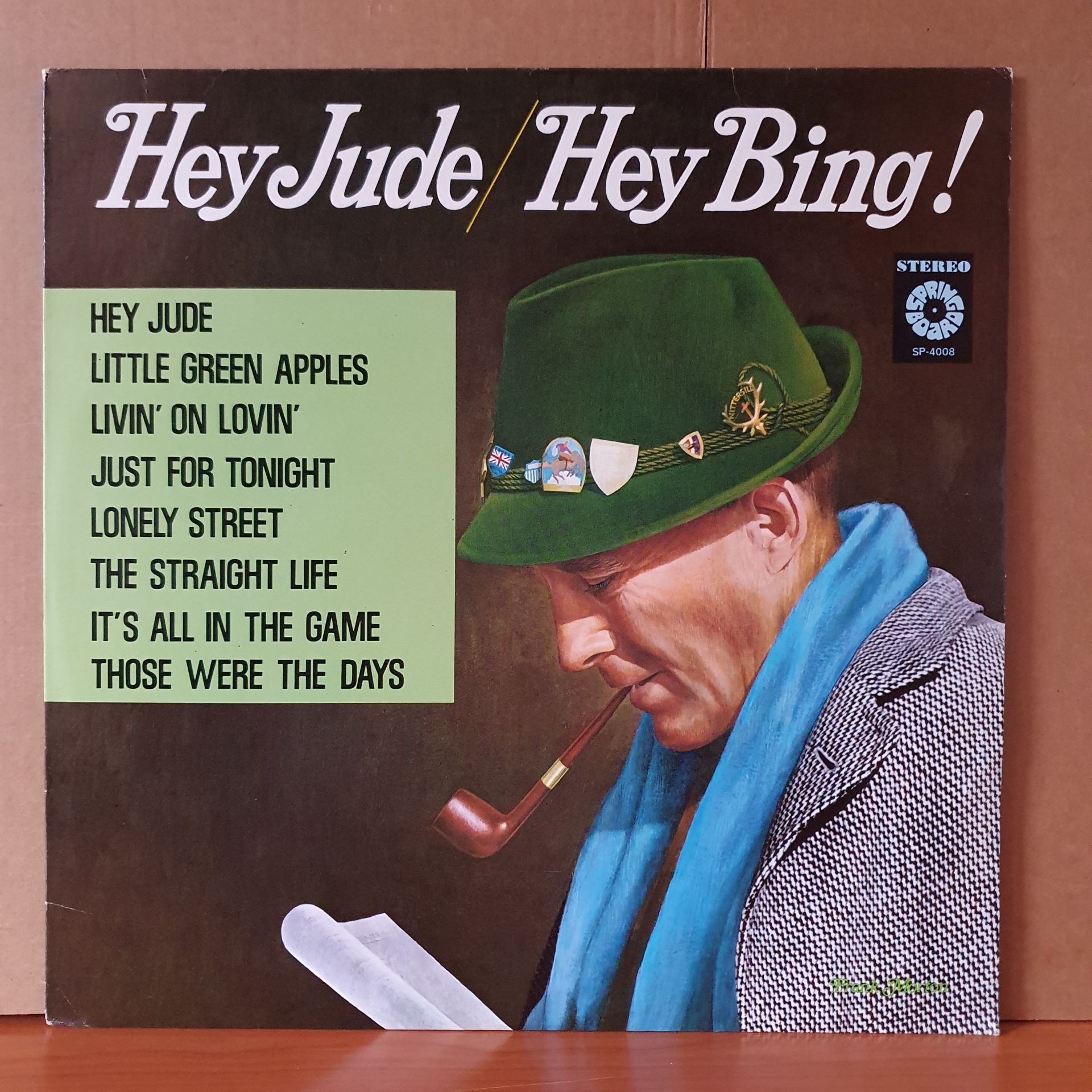 BING CROSBY - HEY JUDE / HEY BING (1968) - LP 2.EL PLAK