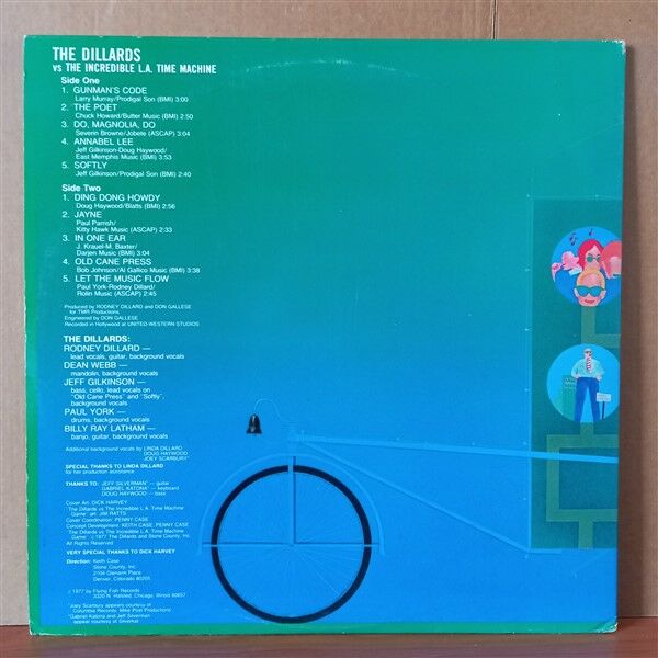 THE DILLARDS – VERSUS THE INCREDIBLE L.A. TIME MACHINE (1977) - LP 2.EL PLAK