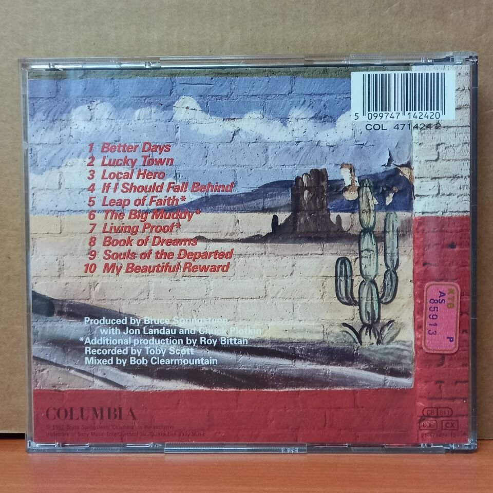 BRUCE SPRINGSTEEN - LUCKY TOWN (1992) - CD 2.EL