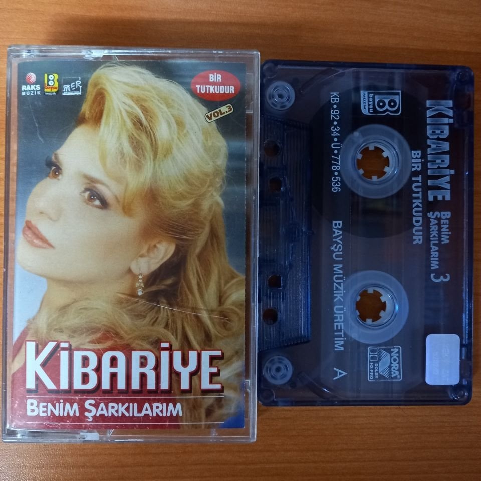 KİBARİYE - BENİM ŞARKILARIM 3 / BİR TUTKUDUR (1992) - KASET 2.EL