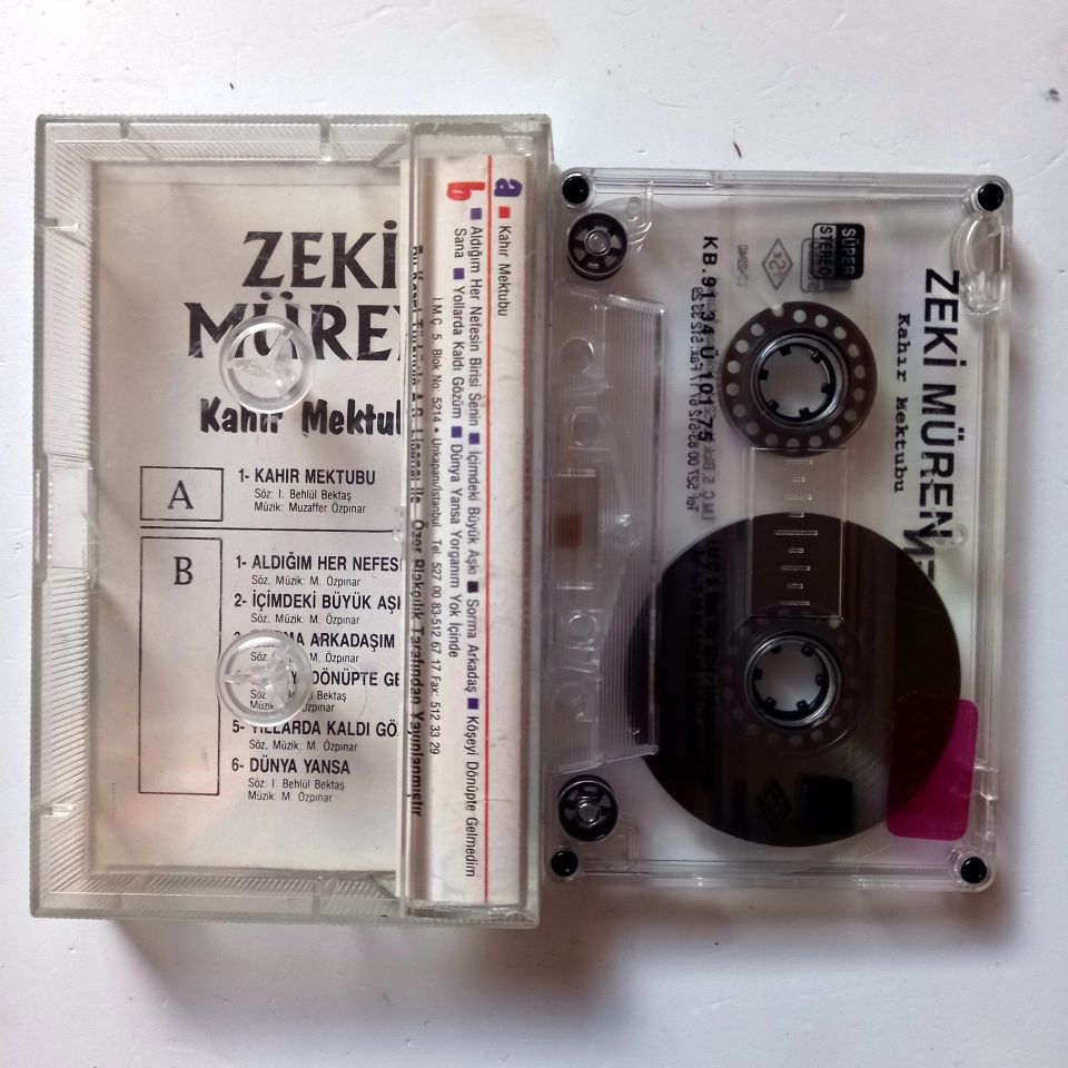 ZEKİ MÜREN - ANILARIM (1987) - KASET 2.EL
