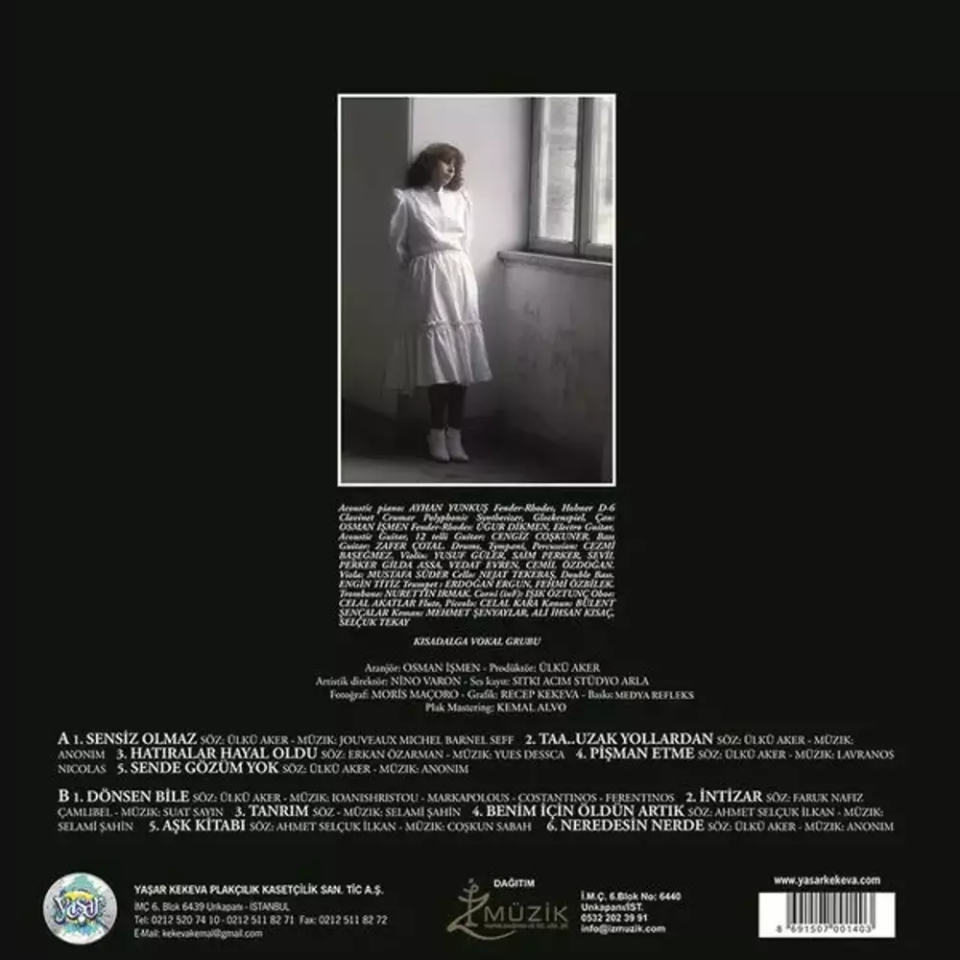 NİLÜFER - SENSİZ OLMAZ (1982) - LP 2023 BASIM SIFIR PLAK