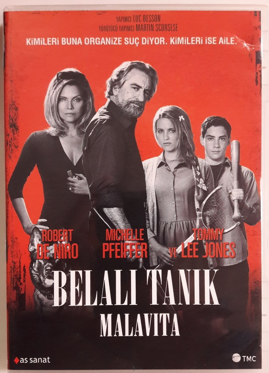 BELALI TANIK - MALAVITA - ROBERT DE NIRO - MICHELLE PFEIFFER - TOMMY LEE JONES - LUC BESSON - DVD 2.EL