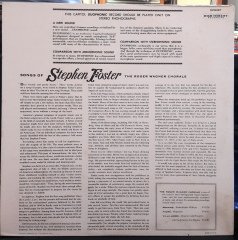 SONGS OF STEPHEN FOSTER - THE ROGER WAGNER CHORALE - PLAK 2.EL