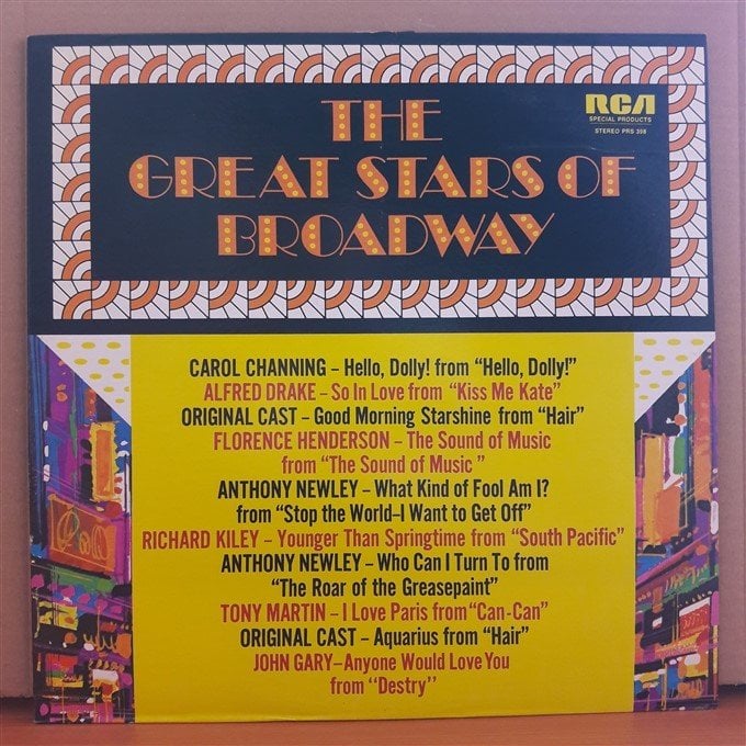 THE GREAT STARS OF BROADWAY (1972) - LP 2.EL PLAK