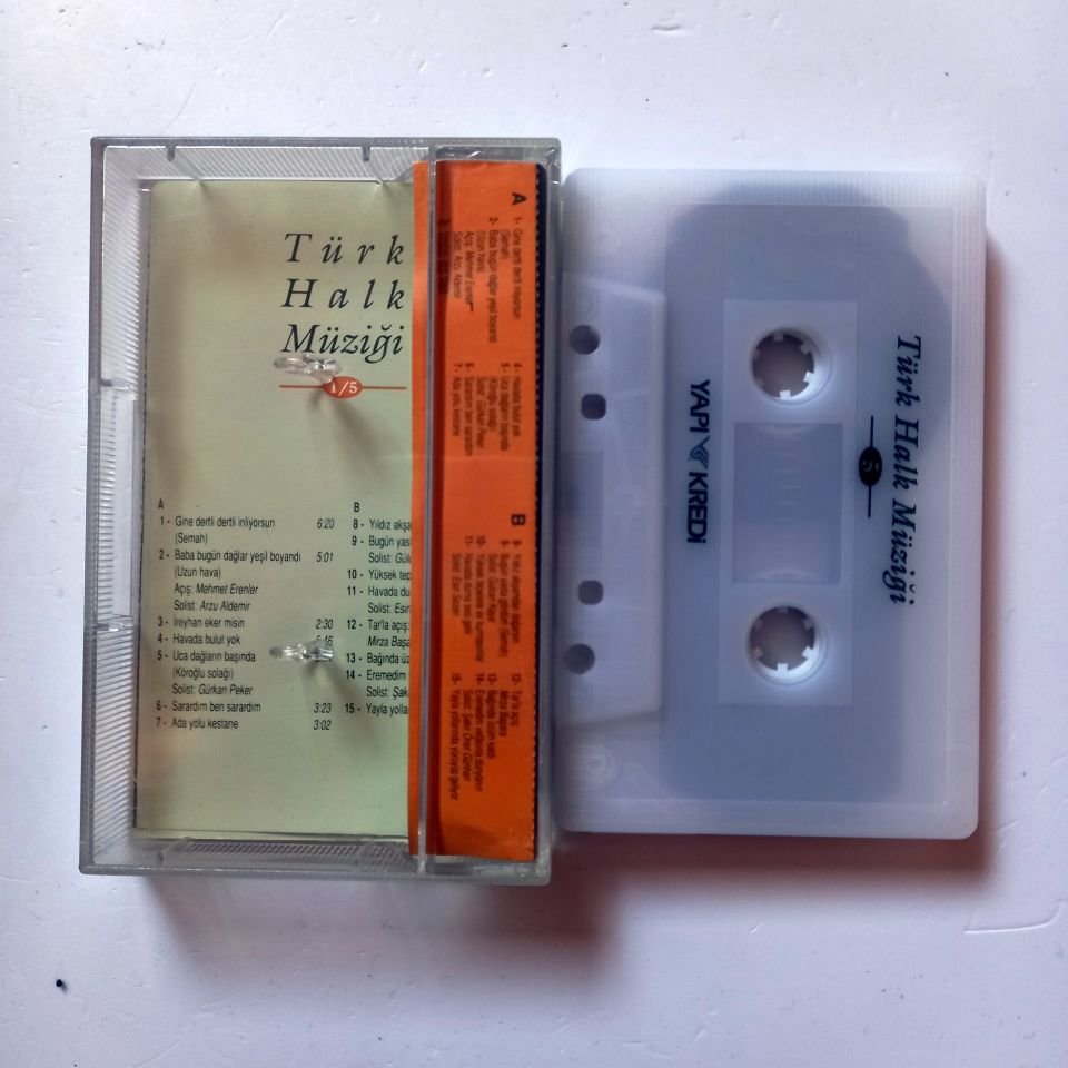 YAPI KREDİ TÜRK HALK MÜZİĞİ 1/5 - KASET 2.EL