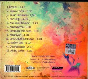 MABEL MATİZ- YAŞIM ÇOCUK (2013) - CD 2.EL