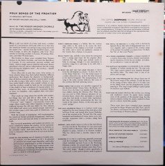 FOLK SONGS OF THE FRONTIER - THE ROGER WAGNER CHORALE - PLAK 2.EL