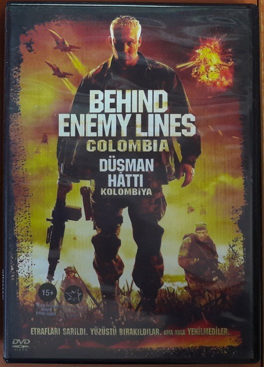 DÜŞMAN HATTI KOLOMBİYA - BEHIND ENEMY LINES COLOMBIA - DVD 2.EL