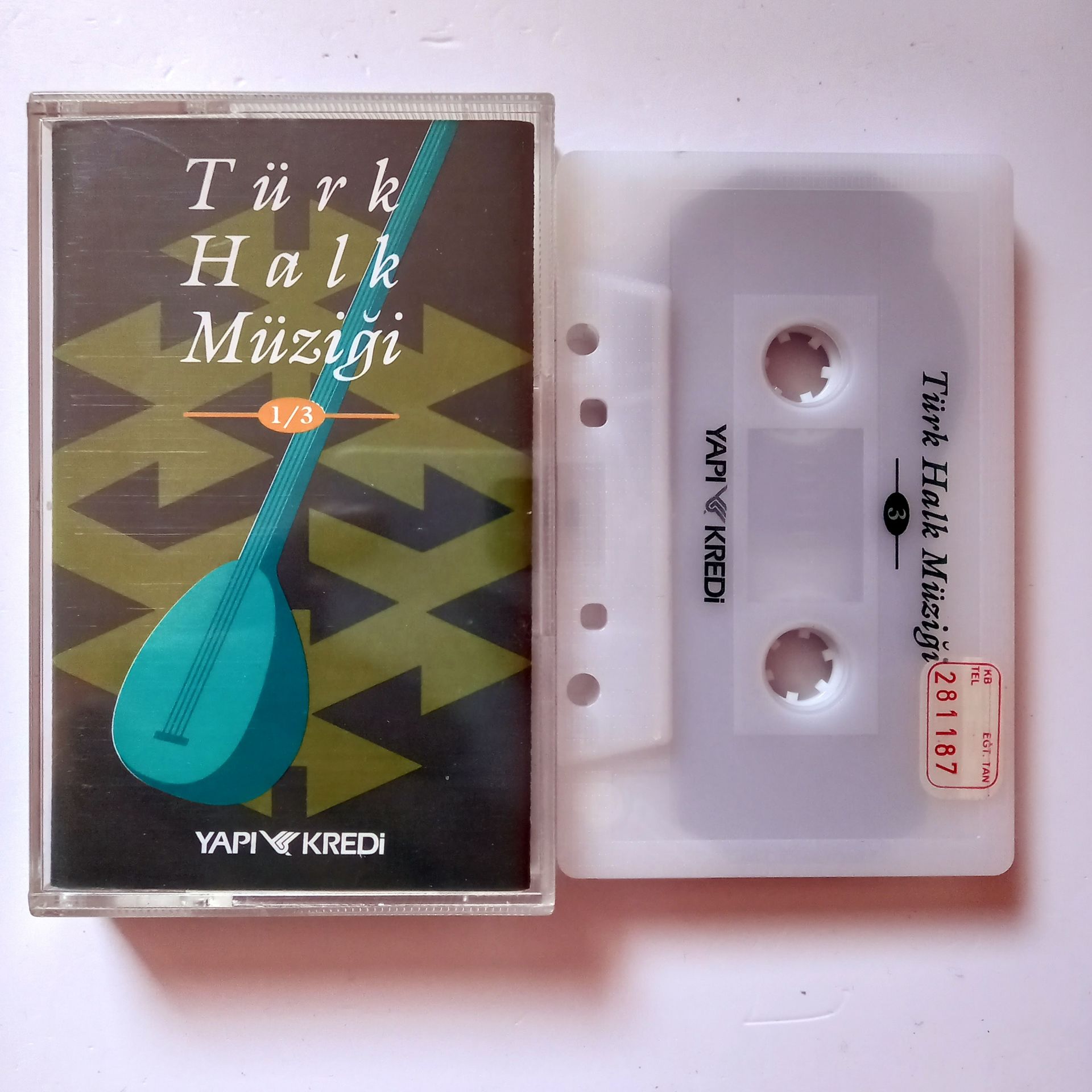 YAPI KREDİ TÜRK HALK MÜZİĞİ 1/3 - KASET 2.EL