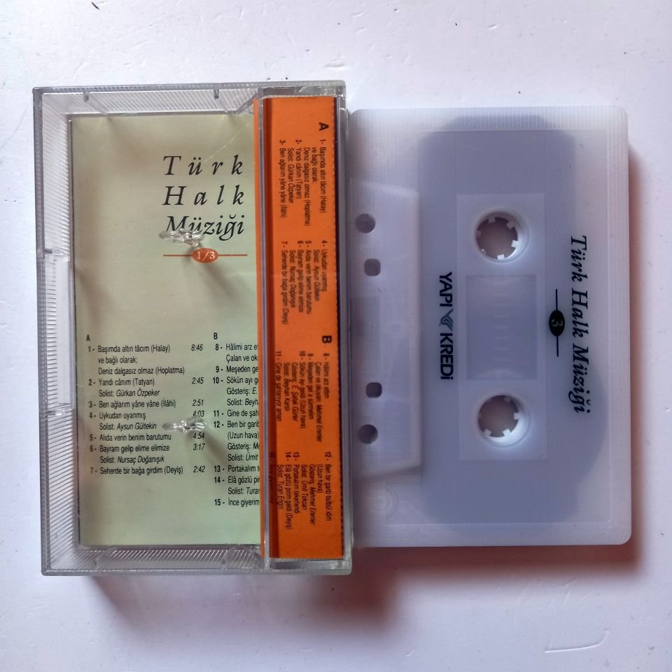 YAPI KREDİ TÜRK HALK MÜZİĞİ 1/3 - KASET 2.EL